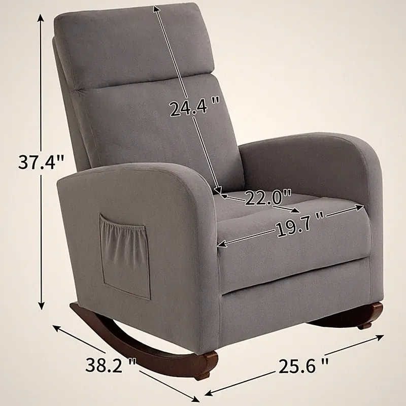 Beech Wood Rocking Chair
